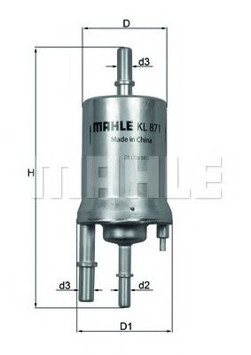 MAHLE ORIGINAL KL 871