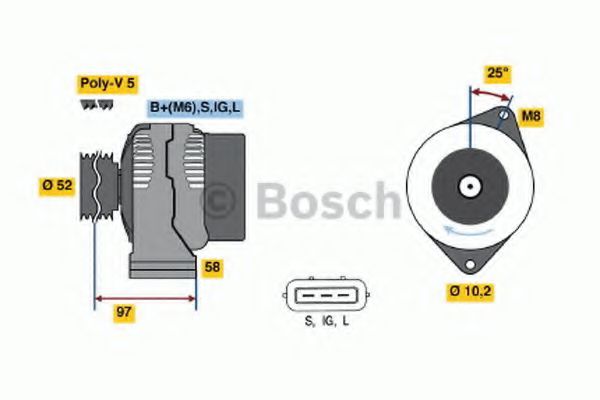 BOSCH 0 986 040 531