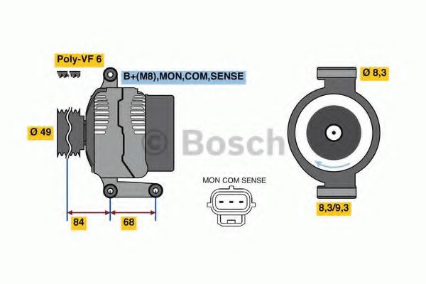 BOSCH 0 986 049 670
