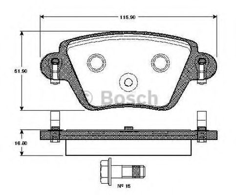 BOSCH 0 986 TB2 383