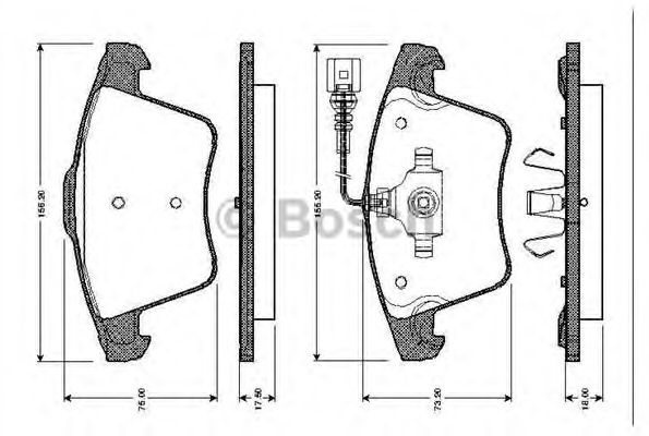 BOSCH 0 986 TB2 462