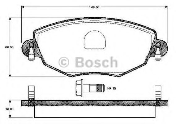 BOSCH 0 986 TB2 819