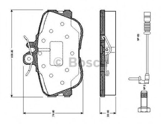 BOSCH 0 986 TB2 024