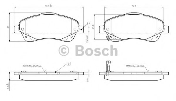 BOSCH 0 986 TB2 463