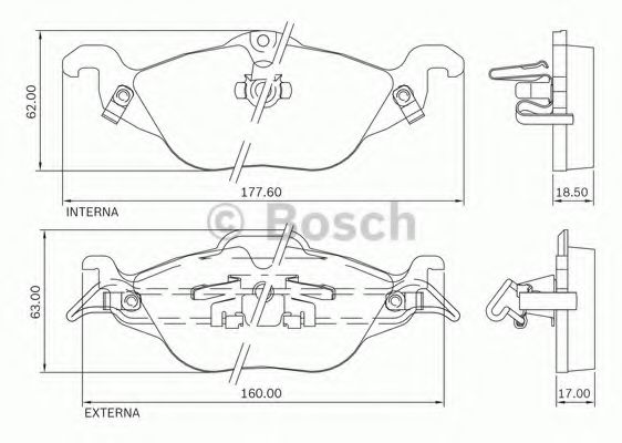 BOSCH 0 986 BB0 713