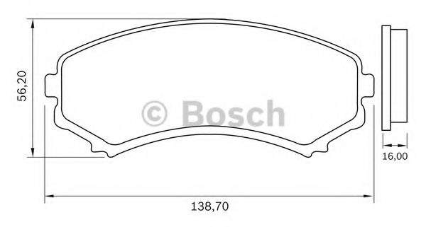 BOSCH 0 986 BB0 558
