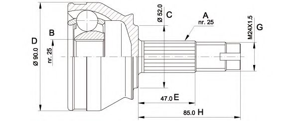 OPEN PARTS CVJ5014.10