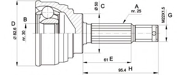 OPEN PARTS CVJ5191.10