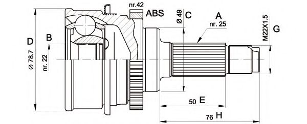 OPEN PARTS CVJ5480.10
