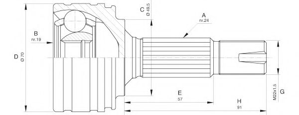 OPEN PARTS CVJ5616.10