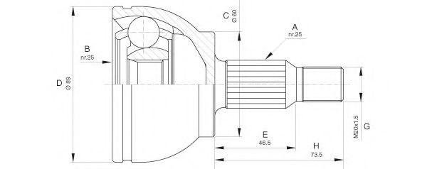 OPEN PARTS CVJ5628.10