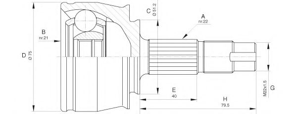OPEN PARTS CVJ5652.10