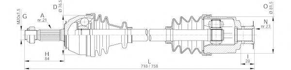 OPEN PARTS DRS6015.00