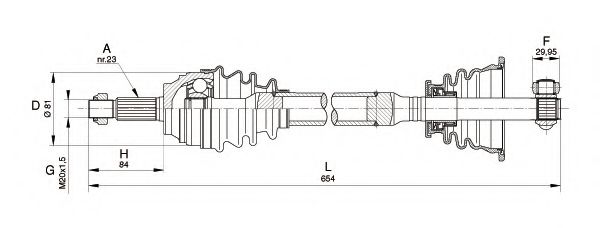OPEN PARTS DRS6112.00