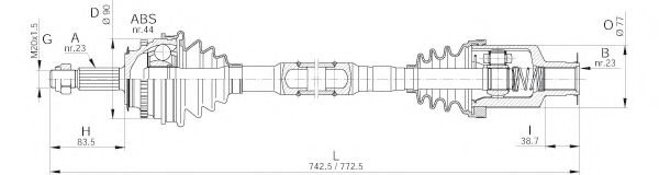 OPEN PARTS DRS6245.00