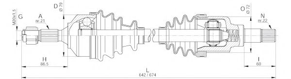 OPEN PARTS DRS6260.00