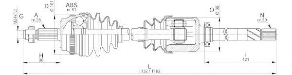 OPEN PARTS DRS6261.00