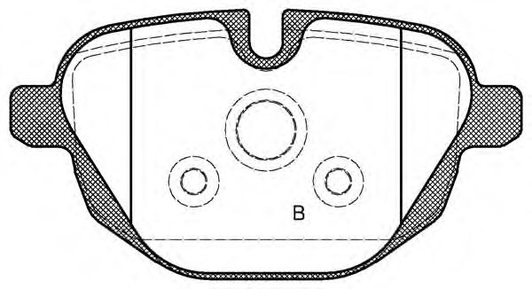 BPA1421.00 OPEN PARTS Комплект тормозных колодок, дисковый тормоз