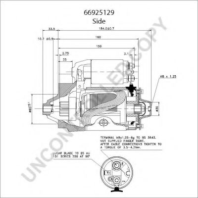 PRESTOLITE ELECTRIC 66925129