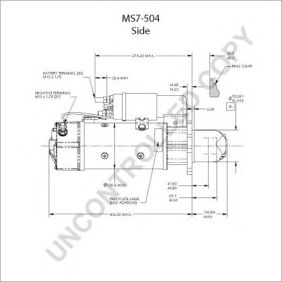 PRESTOLITE ELECTRIC MS7-504