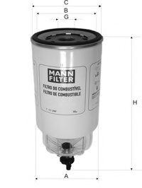 WK 1060/4 MANN-FILTER Топливный фильтр
