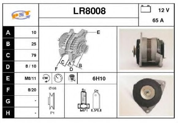 SNRA LR8008