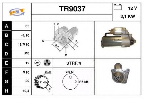 SNRA TR9037