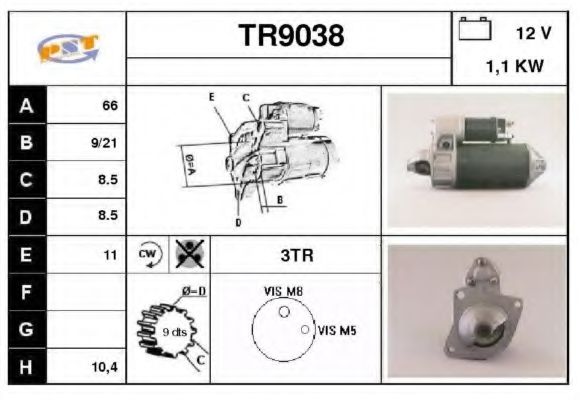 SNRA TR9038