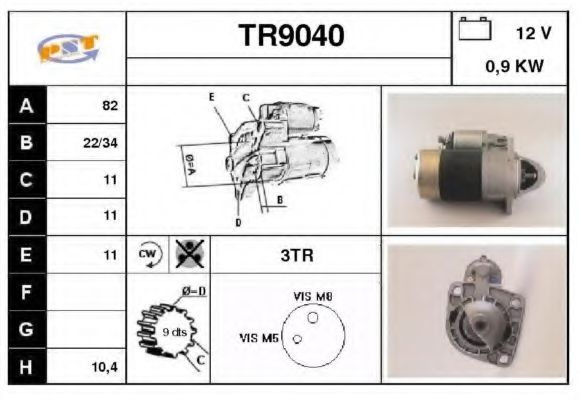 SNRA TR9040
