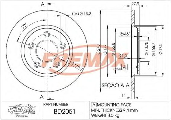 FREMAX BD-2051
