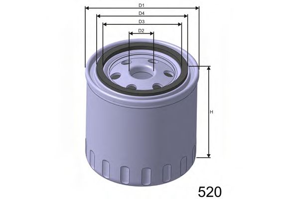Z120 MISFAT Масляный фильтр