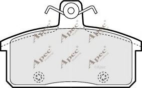 APEC braking PAD1108