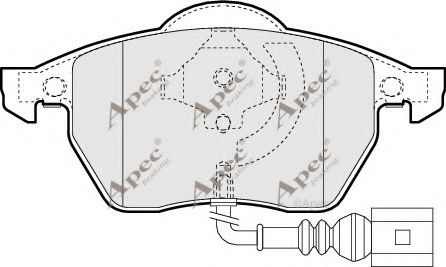 APEC braking PAD1110