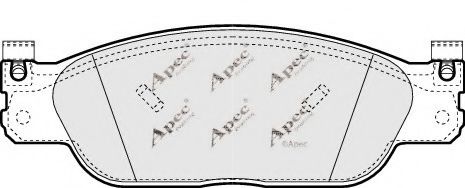 APEC braking PAD1132