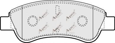 APEC braking PAD1198