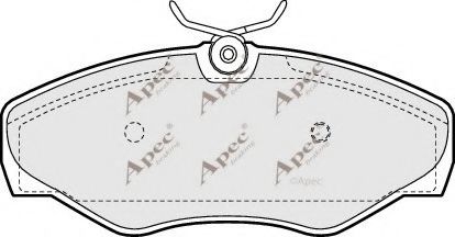 APEC braking PAD1202