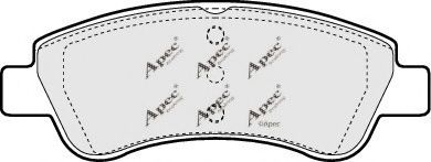 APEC braking PAD1216
