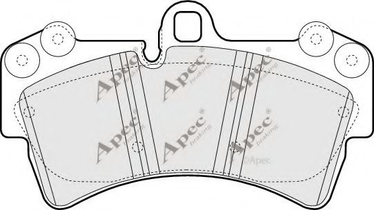 APEC braking PAD1317