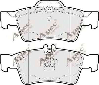 APEC braking PAD1322