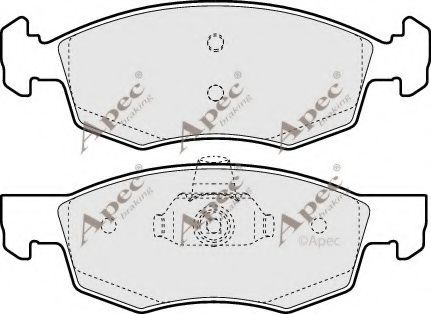 APEC braking PAD1330
