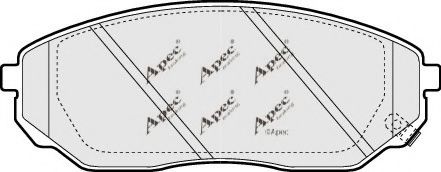 APEC braking PAD1343