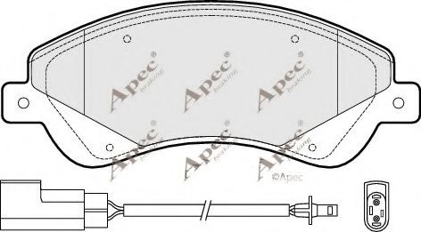 APEC braking PAD1476