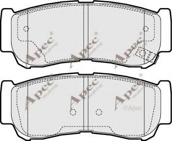 APEC braking PAD1568
