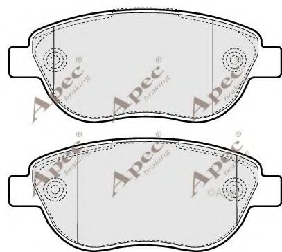 APEC braking PAD1630