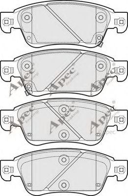 APEC braking PAD1686