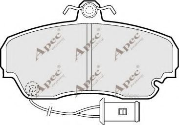 APEC braking PAD543