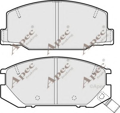 APEC braking PAD854
