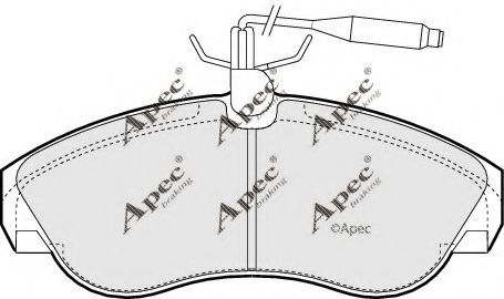 APEC braking PAD868