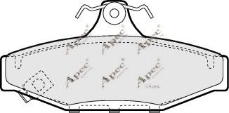 APEC braking PAD958