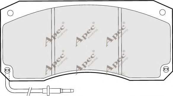 APEC braking PAD1055